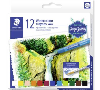 Staedtler Watercolour Crayons – Assorted Colours (Pack of 12)