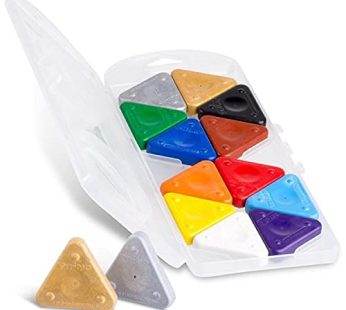 Primo Wax crayon Triangles 12 colors