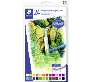 Staedtler Watercolour Crayons – Assorted Colours (Pack of 24)