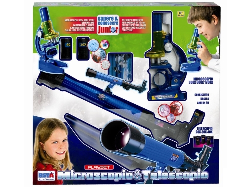 Kit Scientifico Microscopio e telescopio
