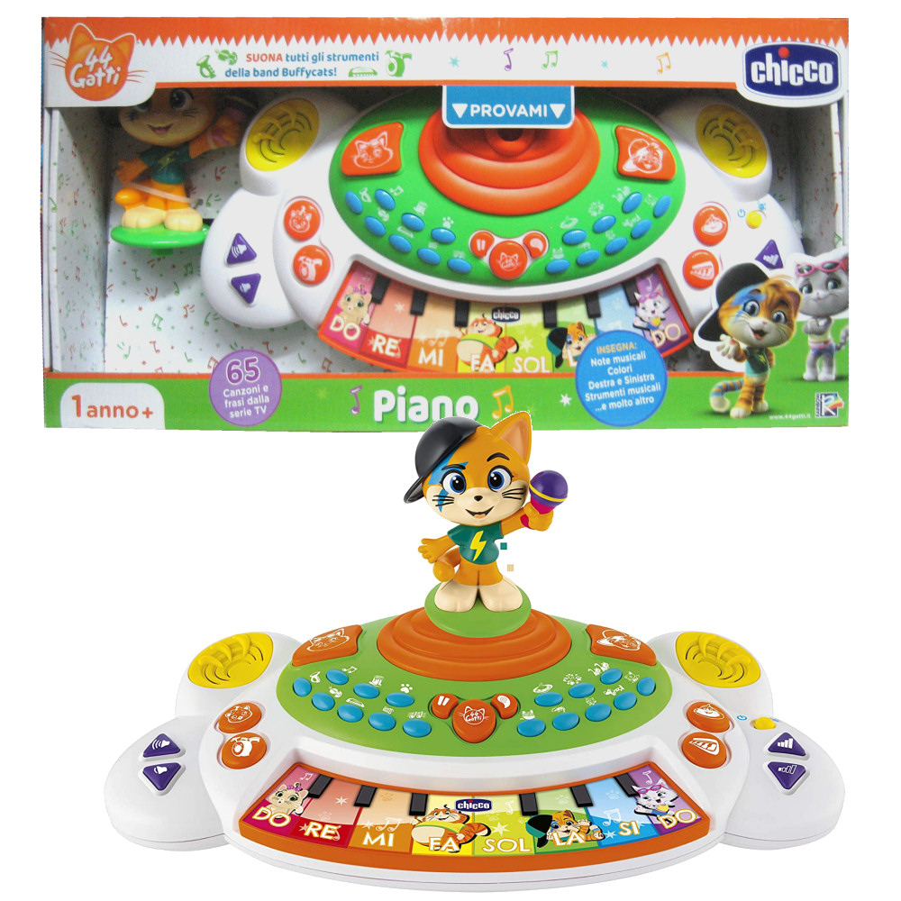 Piano 44 Cats Musical Instrument 1 4 Years