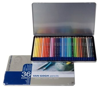 Van Gogh Coloured Pencils Advanced Set with 36 Colours