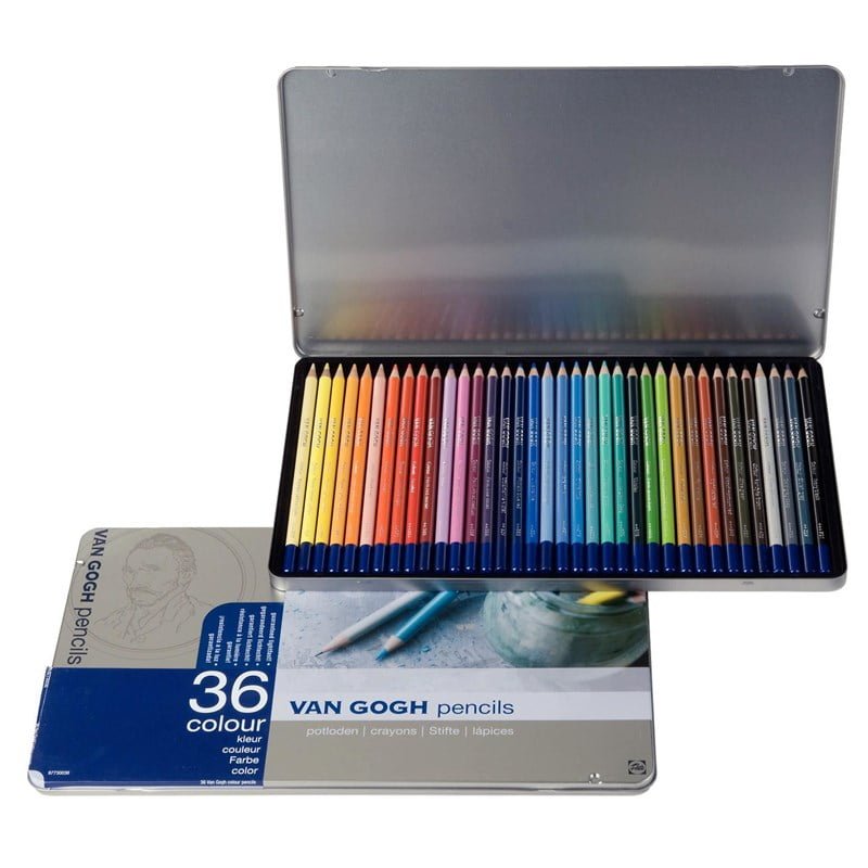 Van Gogh Coloured Pencils Advanced Set with 36 Colours