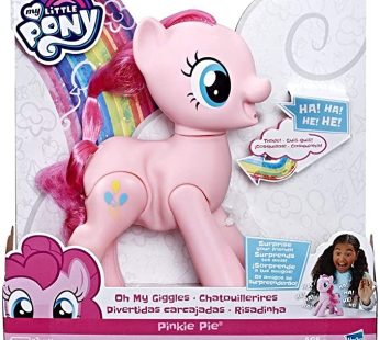 My Little Pony Toy Oh My Giggles Pinkie Pie – 20-Cm Interactive Toy with Sounds and Movement, Kids Aged 3 Years Old and Up