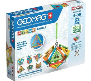 Geomag Supercolor Panels 52pc Magnetic Building Set