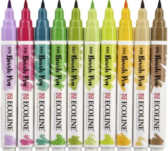 Ecoline Brush Pen Set of 10 – Botanic