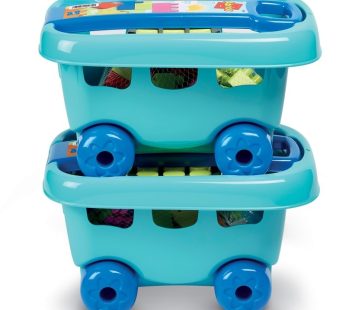 ECOIFFIER ABRICK SET OF BLOCKS IN A TROLLEY 30 PCS