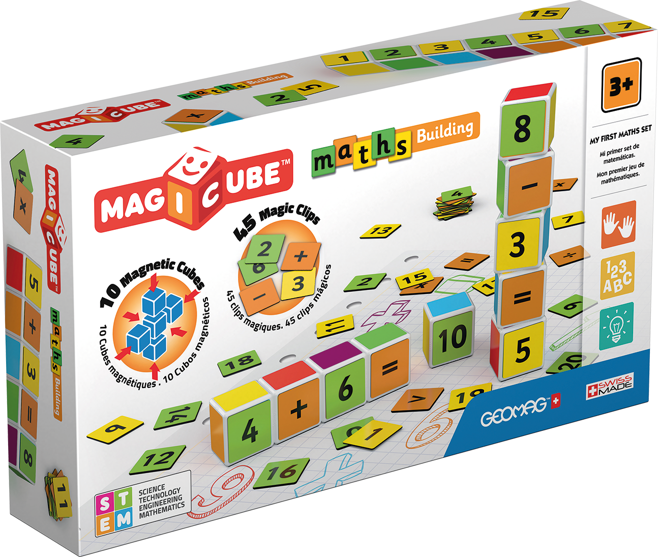 Geomag Magicube Maths Building + Clips 55 pcs