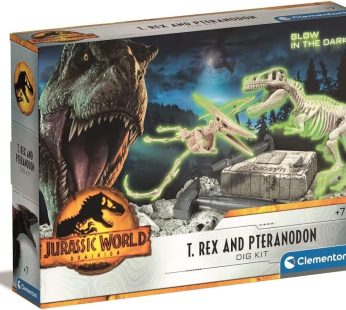 Clementoni Jurassic World 3 Ausgrabungs Set T Rex & Pteranodo